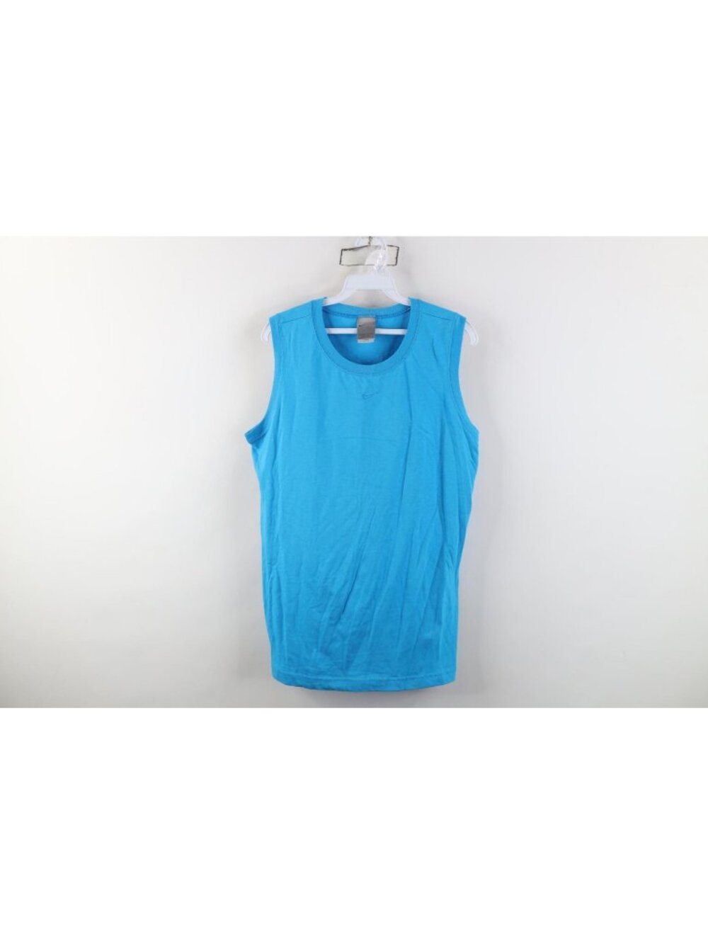 Deadstock Vtg Y2K NIke Womens XL Travis Scott Center Swoosh Muscle T-Shirt USA